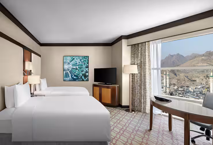 DoubleTree room - partial Haram view